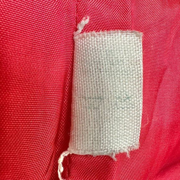 Luisa Spagnoli Vintage Coat Womens Size S Red Wool Pockets LS Made In Italy - Picture 13 of 14